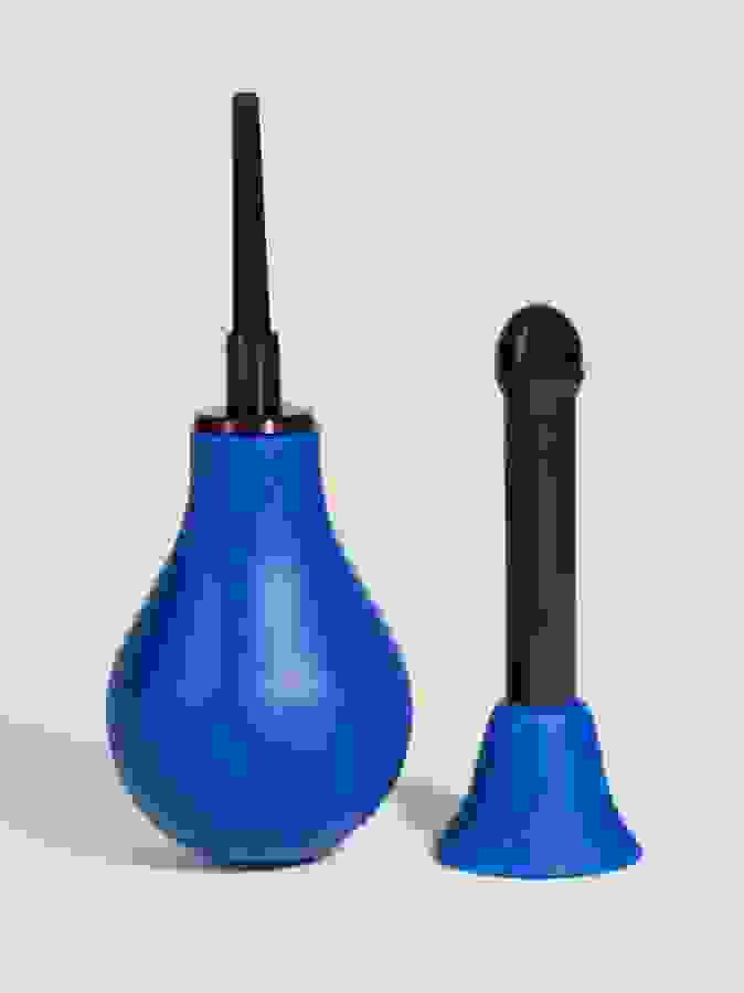 Lovehoney Deluxe Anal Douche Kit 200ml, Blue, hi-res
